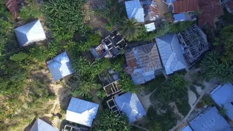 World Bank/Zanzibar Mapping Initiative Aerial shot of housing settlement