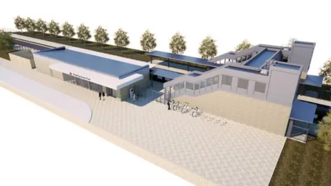 Reading Borough Council Green Park station visualisation