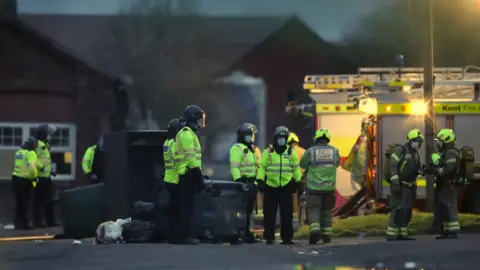 PA Media Police and firefighters