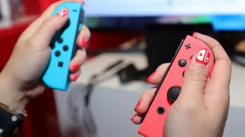 Getty Images Nintendo Joy-Con controllers