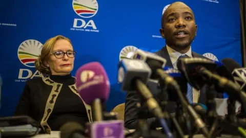 AFP Helen Zille and Mmusi Maimane