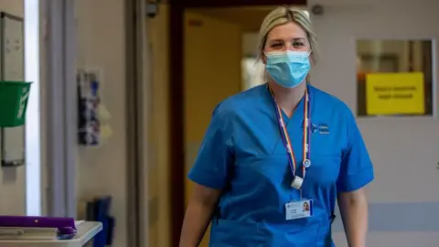 Getty Images Nurse on ward