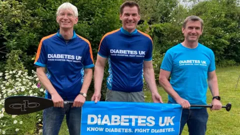 DIABETES UK Tim Adrian and Stephen