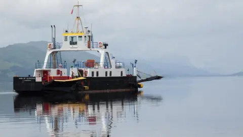 Doug Lee/Geograph Corran Ferry reserve vessel MV Maid of Glencoul