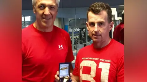 Martyn Lewis Martyn Lewis and Nigel Owen