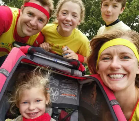 Anna Steer Wren with her family