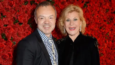 Getty Images Graham Norton and Maria McErlane