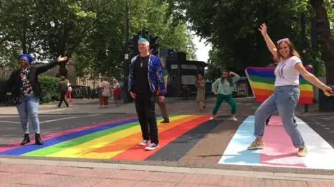 The rainbow crossing