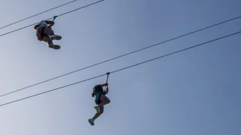 Getty Images Zip line