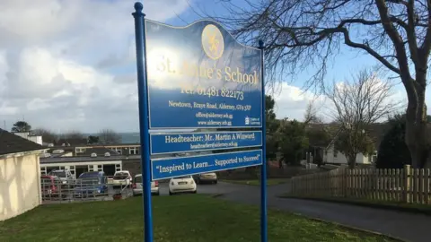 BBC St Anne's school sign.