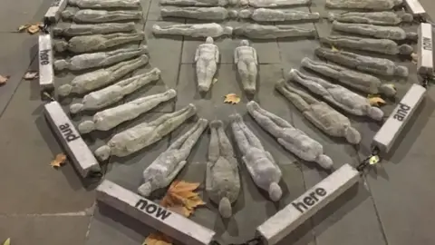 @gettinguptostuff instagram The artist's anti-slavery sculpture, which was placed at the base of the former Colston statue on October 18 2020