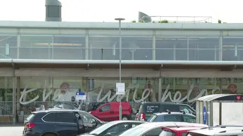 BBC A photo of the vaccination centre