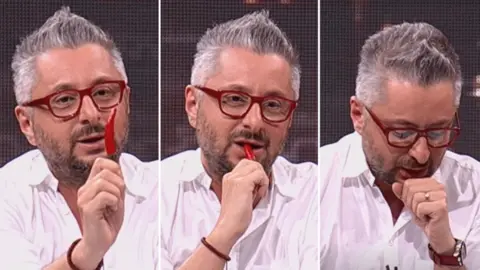 Rustavi 2 TV Nika Gvaramia, head of opposition Rustavi 2 TV who initiated the challenge