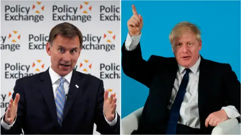 Getty Images Jeremy Hunt and Boris Johnson