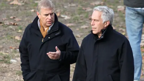 Jae Donnelly Prince Andrew and Jeffrey Epstein around 11 years ago in New York