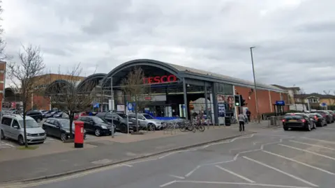 Google The Tesco in Hurst Road, West Molesey