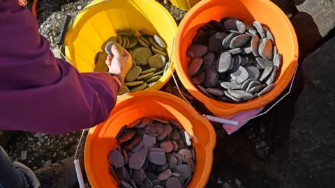 Getty Images Easdale stone skimming