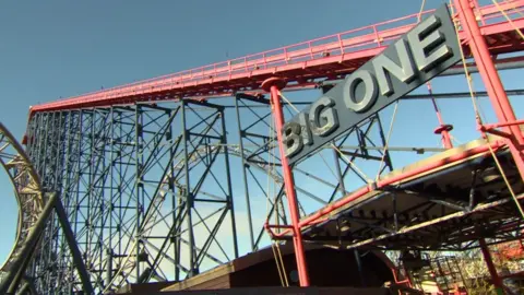 BBC Big One rollercoaster ride