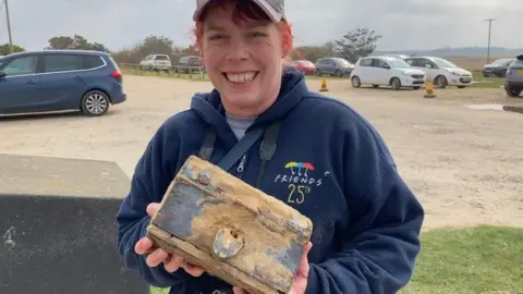 Fitzgerald Family Jennie Fitzgerald with treasure chest