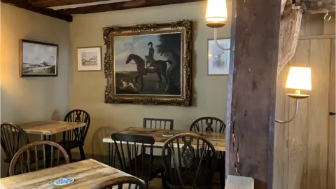 Guy Campbell/BBC Interior of The Debenham Lion