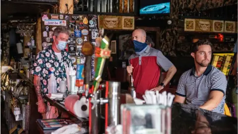 Getty Images Bar patrons in Texas