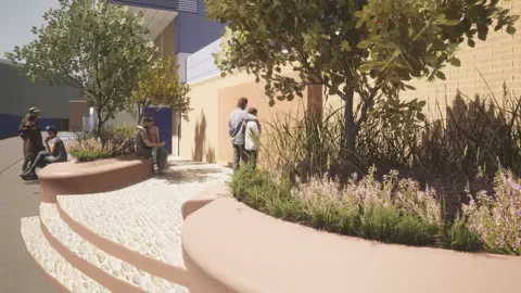 Ipswich Town Football Club Artist impression of the proposed memorial garden