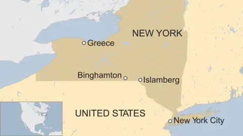 New York state map updated