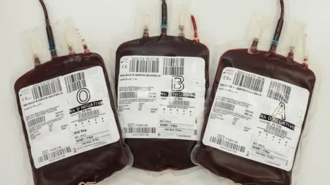 NHS Blood supplies