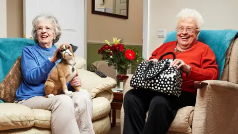 Channel 4 Mary (left) and Marina on Gogglebox