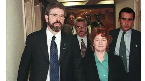 Getty Images Gerry Adams and Rita O'Hare