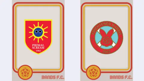 Bands FC Primal Scream and Frightened Rabbit
