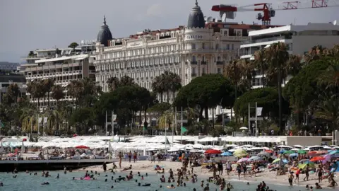 EPA A beach in Cannes