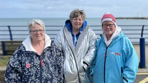 Allison Allen, Kathryn Strain and Bridie McElhill