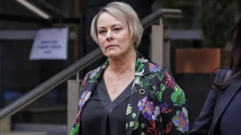 PA Media Dr Jenny Pyper pictured outside Covid inquiry