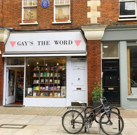 Gay's The Word/ Instagram Shop front