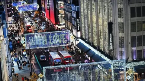 EPA Shoppers on Oxford Street in London