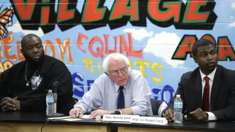 Getty Images Bernie Sanders and Killer Mike