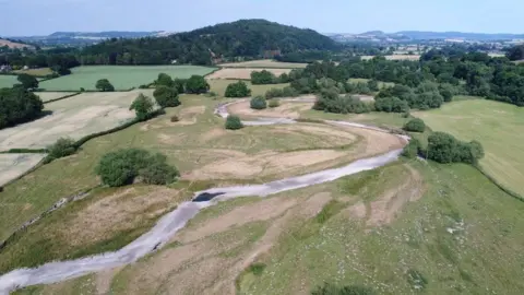 Environment Agency Drying out of the upper River Teme