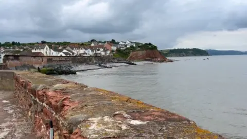 Somerset Council View Of Watchet's coastline, Looking Towards Cleeve Hill