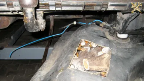 Belarusian Customs Committee Haul of deer antlers seized by Belarusian customs July 2018