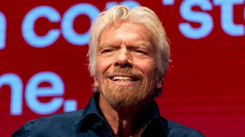 Getty Images Sir Richard Branson.