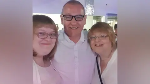 Family picture  Lauren, Paul and Karen