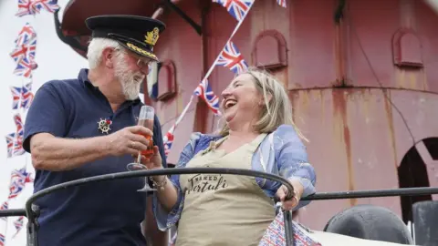 Paul Box Couple at the Gloucester Tall Ships Festival