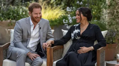 Harpo Productions/Joe Pugliese/Reuters The Duke and Duchess of Sussex
