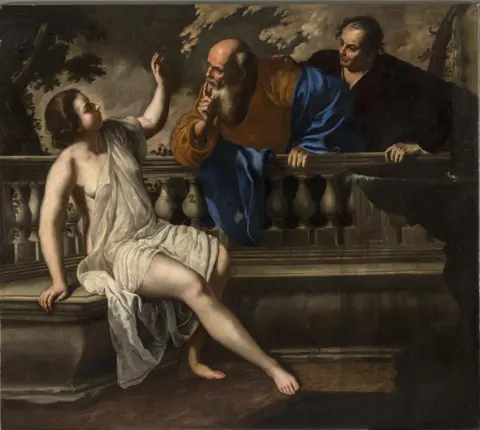 Pinacoteca Nazionale Bologna  Artemisia Gentileschi, Susanna and the Elders, 1652