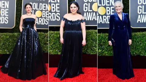 Getty Images Ana De Armas, Beanie Feldstein and Glenn Close