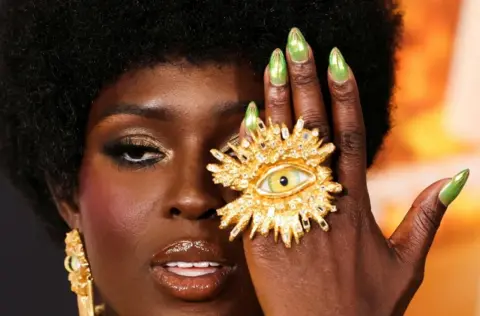 Mario Anzuoni / Reuters Cast member Jodie Turner-Smith attends the premiere for the film Murder Mystery 2 in Los Angeles, California, USA