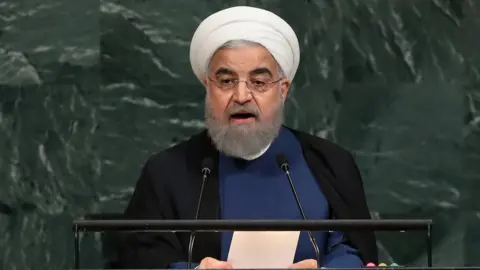 Getty Images President Hassan Rouhani