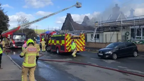 Tenby School Fire: Manorbier Pupils Back To Class In Caravan Park