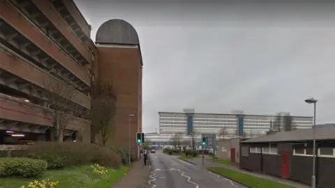 Google Multi storey car park at UHW